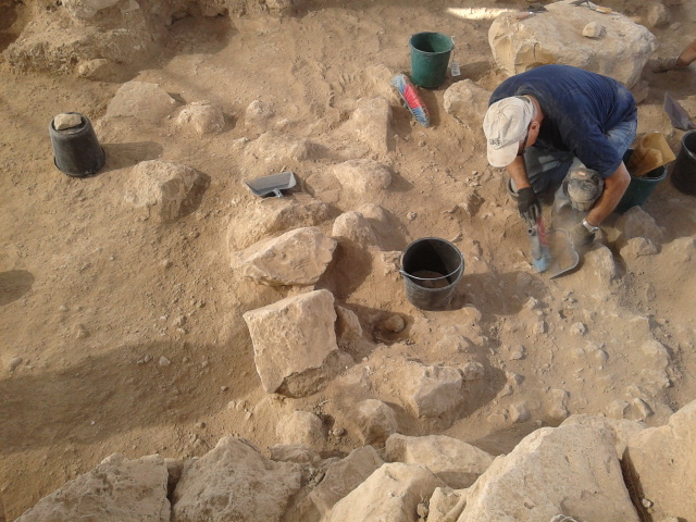 Excavating Ancient Walls at Tel Burna
