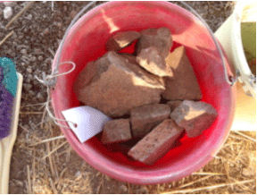 Roman roofing tiles uncovered at Legio June 2013