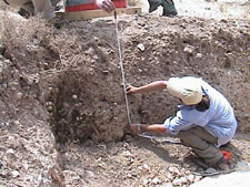 Depth Analysis of Geoarchaeological Features
